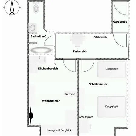 公寓 Bergblick-lounge Zentral In Immenstadt